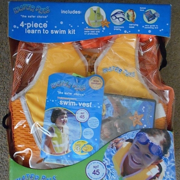 boys or girls 4 piece learn to swim kit - Picture 1 of 3